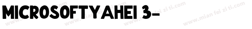 MICROSOFTYAHEI 3字体转换